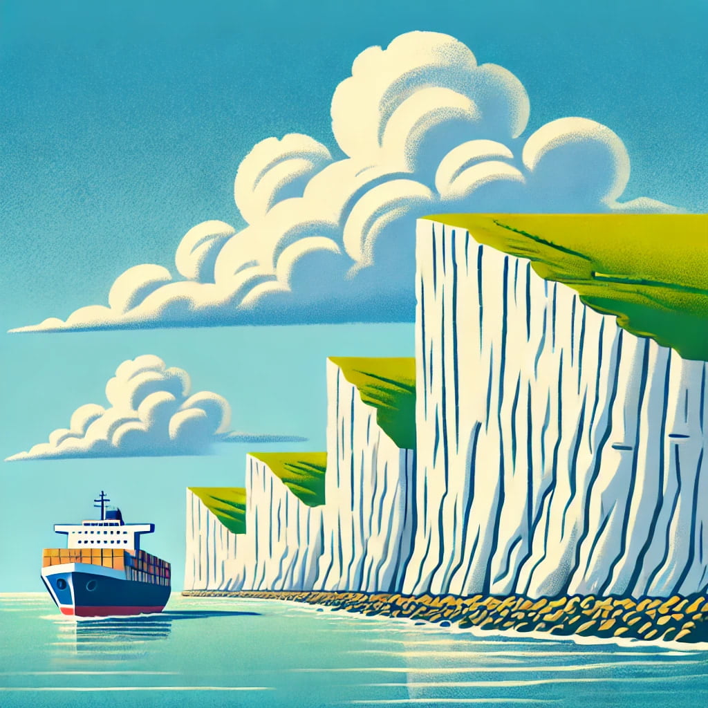 The English Channel: A Vital Maritime Highway and One of the Busiest Shipping Routes in the World.
